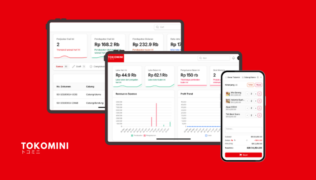 Tokomini Dashboard